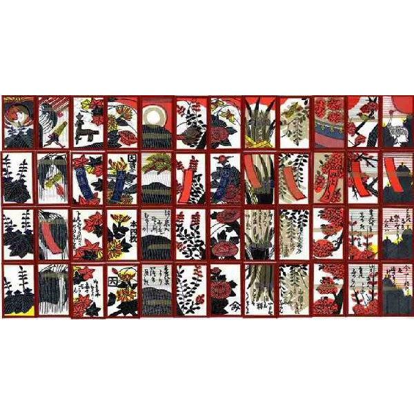 □未開封 大石天狗堂 金天狗 地方札 越後花 花札□(花札)｜売買
